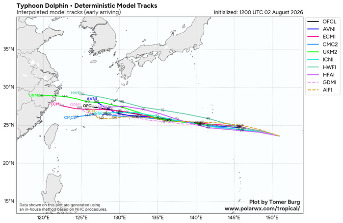 WESTERN PACIFIC: TY 12W(DOLPHIN) CAT 3 US, 4th ERC /Invest 94W/EASTERN PACIFIC: TS 07E(GENEVIEVE) //02@1830 UTC