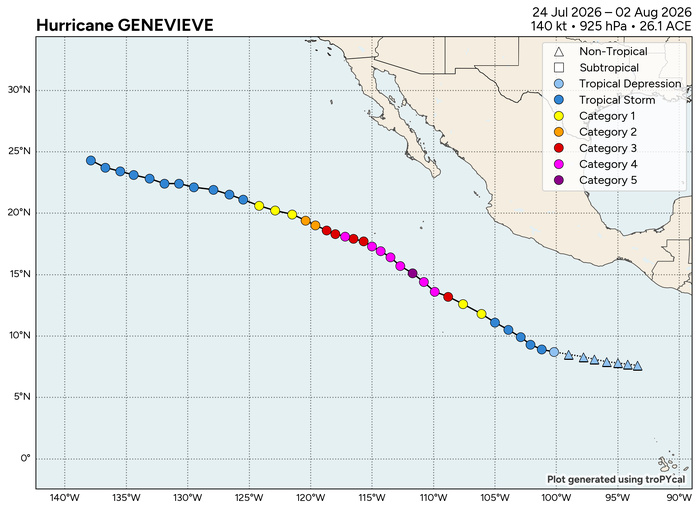 WESTERN PACIFIC: TY 12W(DOLPHIN) CAT 3 US, 4th ERC /Invest 94W/EASTERN PACIFIC: TS 07E(GENEVIEVE) //02@1830 UTC