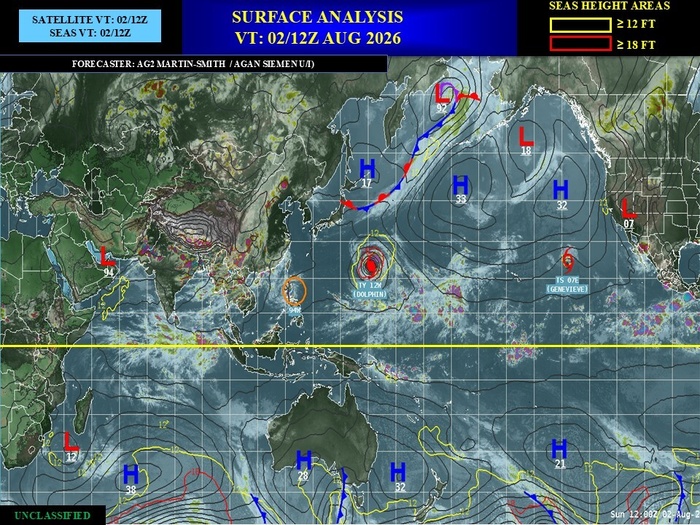 WESTERN PACIFIC: TY 12W(DOLPHIN) CAT 3 US, 4th ERC /Invest 94W/EASTERN PACIFIC: TS 07E(GENEVIEVE) //02@1830 UTC WESTERN PACIFIC: TY 12W(DOLPHIN) CAT 3 US, 4th ERC /Invest 94W/EASTERN PACIFIC: TS 07E(GENEVIEVE) //02@1830 UTC