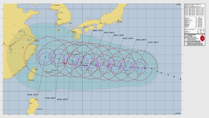 WESTERN PACIFIC: TY 12W(DOLPHIN) CAT 2 US, 4th ERC failed to complete, tracking close to IWO TO island within 12 hours/Invest 94W//03@2230 UTC WESTERN PACIFIC: TY 12W(DOLPHIN) CAT 2 US, 4th ERC failed to complete, tracking close to IWO TO island within 12 hours/Invest 94W//03@2230 UTC
