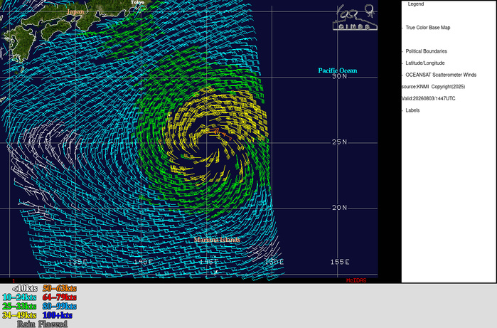 WESTERN PACIFIC: TY 12W(DOLPHIN) CAT 2 US, 4th ERC failed to complete, tracking close to IWO TO island within 12 hours/Invest 94W//03@2230 UTC