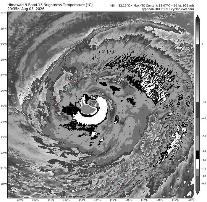 WESTERN PACIFIC: TY 12W(DOLPHIN) CAT 2 US, 4th ERC failed to complete, tracking close to IWO TO island within 12 hours/Invest 94W//03@2230 UTC WESTERN PACIFIC: TY 12W(DOLPHIN) CAT 2 US, 4th ERC failed to complete, tracking close to IWO TO island within 12 hours/Invest 94W//03@2230 UTC