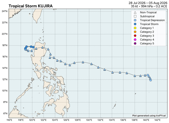 WESTERN PACIFIC: TY 12W(DOLPHIN) down from CAT4 US to CAT 1 in 36h, gradually approaching OKINAWA/TS 13W(KUJIRA)/Invest 96W//05@2200 UTC WESTERN PACIFIC: TY 12W(DOLPHIN) down from CAT4 US to CAT 1 in 36h, gradually approaching OKINAWA/TS 13W(KUJIRA)/Invest 96W//05@2200 UTC