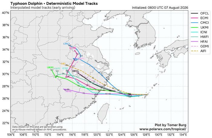 WESTERN PACIFIC: TY 12W(DOLPHIN) CAT 2 US, the pinhole eye scrapes the coast of NW OKINAWA,landfall in CHINA forecast in approx 60h/TS 14W(CHAN HOM)/Invests 97W & 98W//07@1030 UTC
