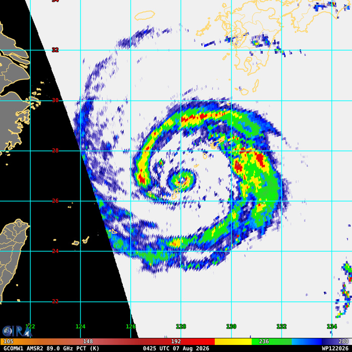 WESTERN PACIFIC: TY 12W(DOLPHIN) CAT 2 US, the pinhole eye scrapes the coast of NW OKINAWA,landfall in CHINA forecast in approx 60h/TS 14W(CHAN HOM)/Invests 97W & 98W//07@1030 UTC