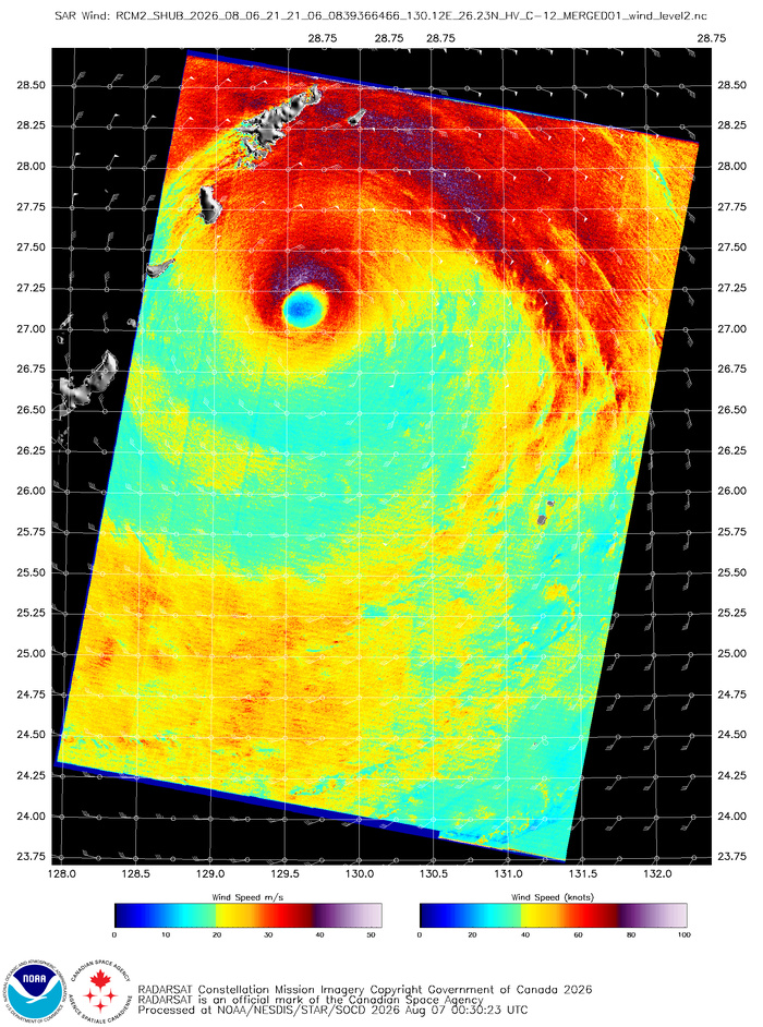 WESTERN PACIFIC: TY 12W(DOLPHIN) CAT 2 US, the pinhole eye scrapes the coast of NW OKINAWA,landfall in CHINA forecast in approx 60h/TS 14W(CHAN HOM)/Invests 97W & 98W//07@1030 UTC