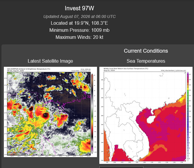 WESTERN PACIFIC: TY 12W(DOLPHIN) CAT 2 US, the pinhole eye scrapes the coast of NW OKINAWA,landfall in CHINA forecast in approx 60h/TS 14W(CHAN HOM)/Invests 97W & 98W//07@1030 UTC