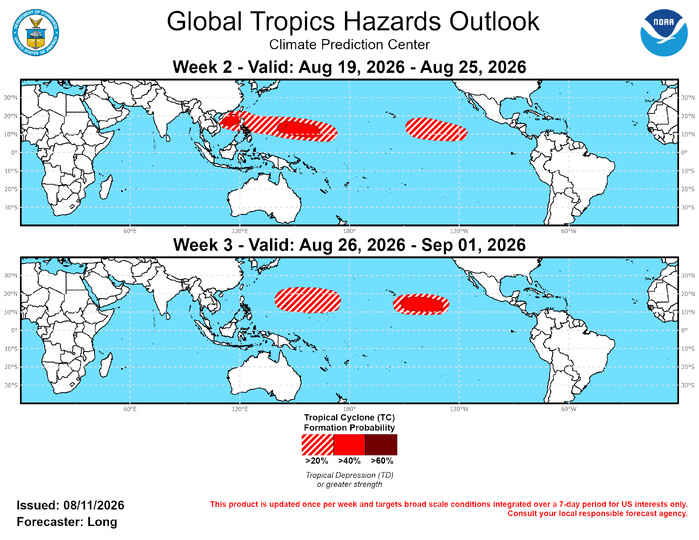 3 Week Tropical Cyclone Formation Probability//08/11/26