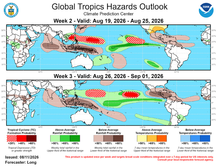 3 Week Tropical Cyclone Formation Probability//08/11/26