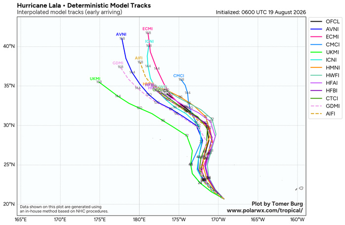 WESTERN PACIFIC: TS 17W(SAUDEL) to reach Typhoon Intensity within 48h/Invests 94W,95W,96W/CENTRAL PACIFIC: HU 01C(LALA) peaks at CAT 4 US//19@1015 UTC
