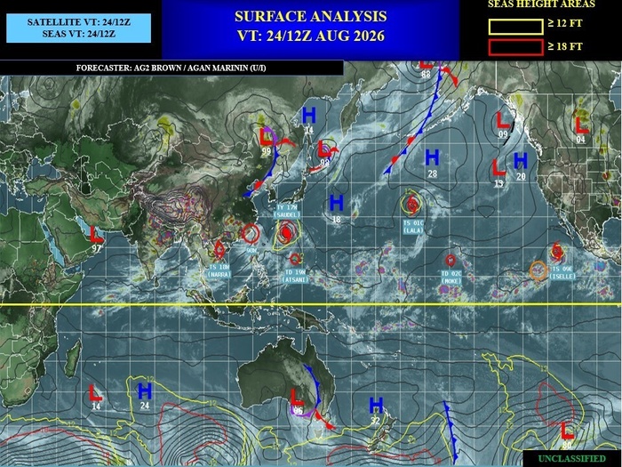 REUNION: données climatologiques du 24/08/2026