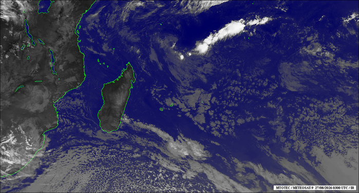 ILES SOEURS: Maurice/Réunion/Rodrigues/Agaléga/Tromelin: relevés climatologiques du 27/08/26 ILES SOEURS: Maurice/Réunion/Rodrigues/Agaléga/Tromelin: relevés climatologiques du 27/08/26