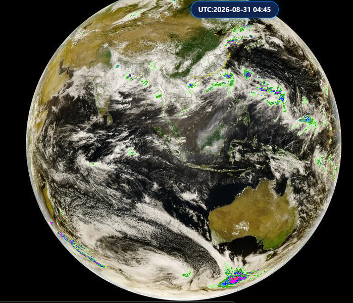 ILES SOEURS: Maurice/Réunion/Rodrigues/Agaléga/Tromelin: relevés climatologiques du 31/08/26