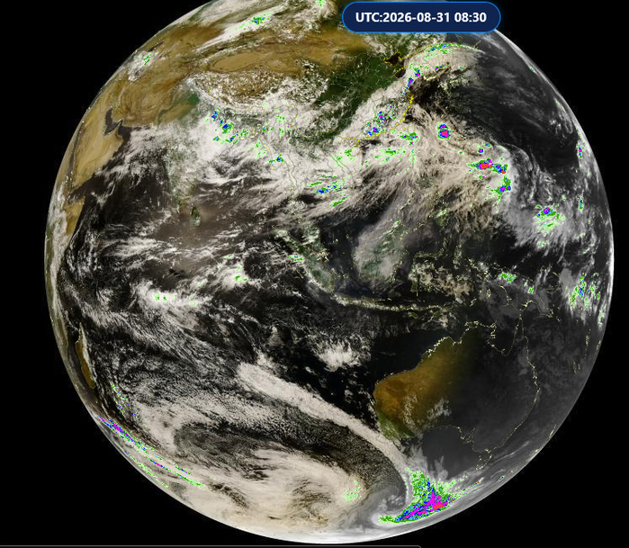 ILES SOEURS: Maurice/Réunion/Rodrigues/Agaléga/Tromelin: relevés climatologiques du 31/08/26