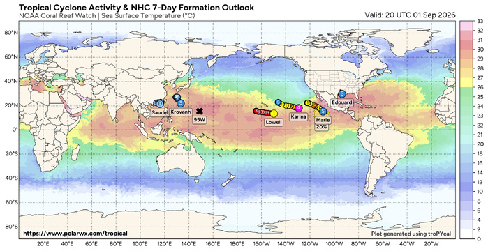 3 Week Tropical Cyclone Formation Probability//09/01/26 