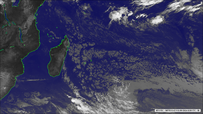 ILES SOEURS: Maurice/Réunion/Rodrigues/Agaléga/Tromelin: relevés climatologiques du 01/09/26