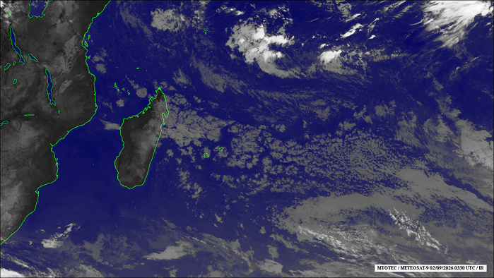 ILES SOEURS: Maurice/Réunion/Rodrigues/Agaléga/Tromelin: relevés climatologiques du 02/09/26