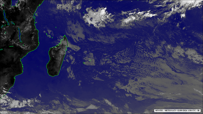 ILES SOEURS: Maurice/Réunion/Rodrigues/Agaléga/Tromelin: relevés climatologiques du 02/09/26 ILES SOEURS: Maurice/Réunion/Rodrigues/Agaléga/Tromelin: relevés climatologiques du 02/09/26