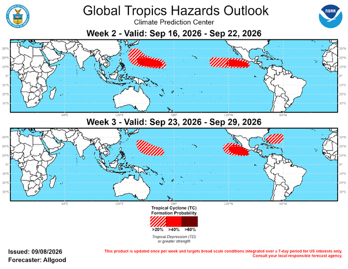 3 Week Tropical Cyclone Formation Probability//09/08/26