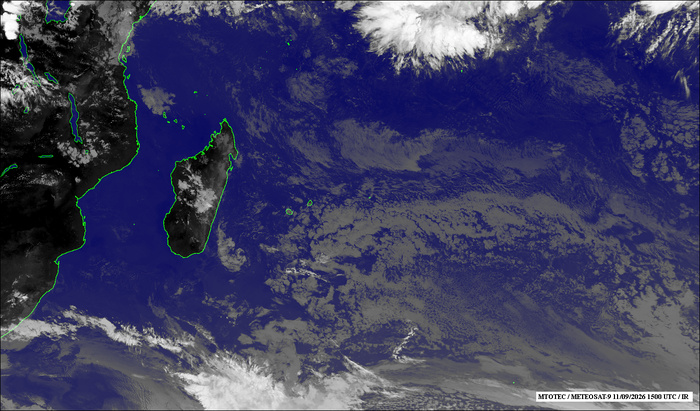 ILES SOEURS: Maurice/Réunion/Rodrigues/Agaléga/Tromelin: relevés climatologiques du 11/09/26 ILES SOEURS: Maurice/Réunion/Rodrigues/Agaléga/Tromelin: relevés climatologiques du 11/09/26