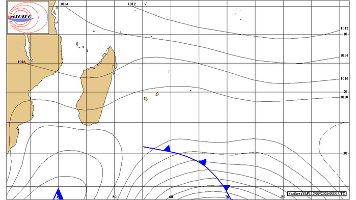 ILES SOEURS: Maurice/Réunion/Rodrigues/Agaléga/Tromelin: relevés & analyses climatologiques du 13/09/26