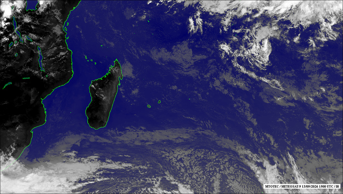 ILES SOEURS: Maurice/Réunion/Rodrigues/Agaléga/Tromelin: relevés & analyses climatologiques du 13/09/26