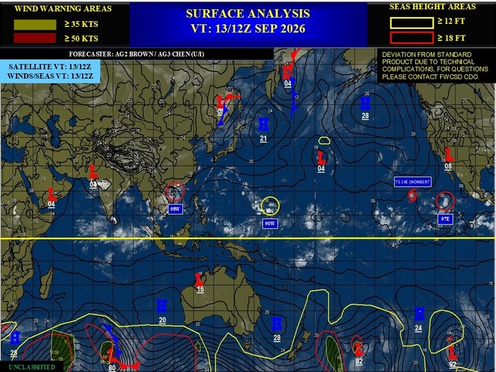 ILES SOEURS: Maurice/Réunion/Rodrigues/Agaléga/Tromelin: relevés & analyses climatologiques du 13/09/26 ILES SOEURS: Maurice/Réunion/Rodrigues/Agaléga/Tromelin: relevés & analyses climatologiques du 13/09/26