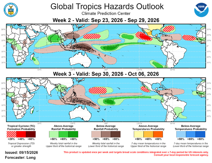3 Week Tropical Cyclone Formation Probability//09/15/26 3 Week Tropical Cyclone Formation Probability//09/15/26