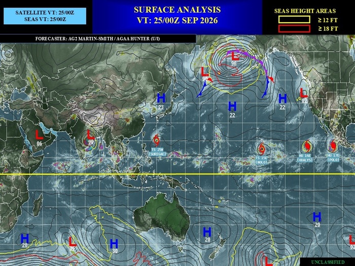  ILES SOEURS: Maurice/Réunion: le 25/09/26 : tendances météo des prochaines 36h 
