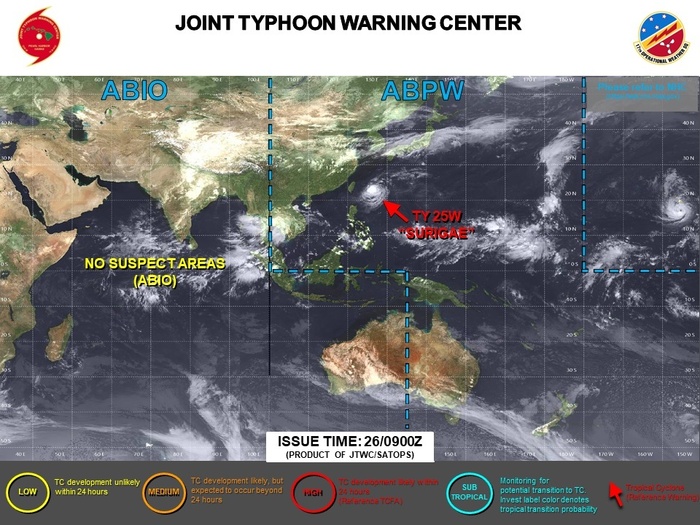  ILES SOEURS: Maurice/Réunion: le 26/09/26 : tendances météo des prochaines 36h 