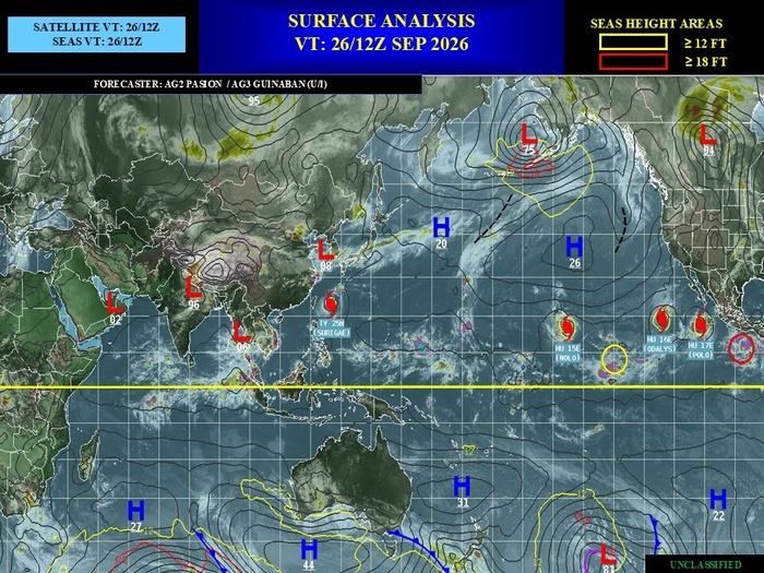 ILES SOEURS: Maurice/Réunion/Rodrigues/Agaléga/Tromelin: relevés & analyses climatologiques du 26/09/26 ILES SOEURS: Maurice/Réunion/Rodrigues/Agaléga/Tromelin: relevés & analyses climatologiques du 26/09/26