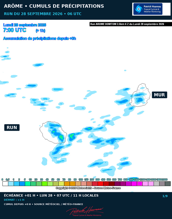 ILES SOEURS: Maurice/Réunion: le 28/09/26 : tendances météo des prochaines 36h ILES SOEURS: Maurice/Réunion: le 28/09/26 : tendances météo des prochaines 36h