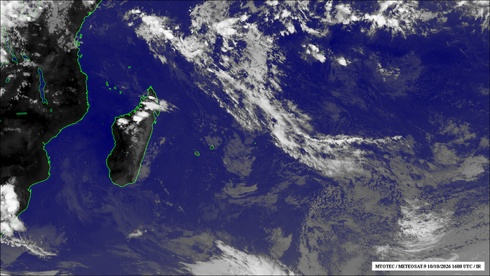 ILES SOEURS: Maurice/Réunion/Rodrigues/Agaléga/Tromelin: relevés & analyses climatologiques du 10/10/26