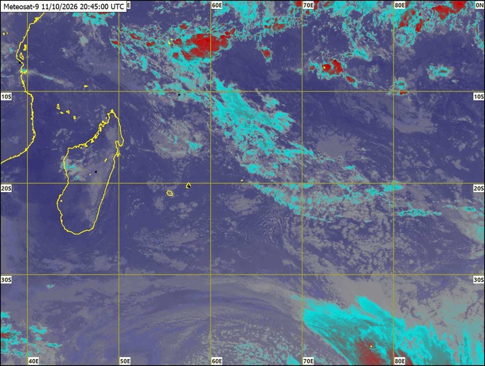 ILES SOEURS: Maurice/Réunion/Rodrigues/Agaléga/Tromelin: relevés & analyses climatologiques du 11/10/26