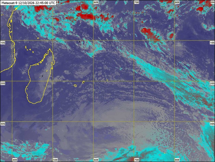 ILES SOEURS: Maurice/Réunion/Rodrigues/Agaléga/Tromelin: relevés & analyses climatologiques du 12/10/26