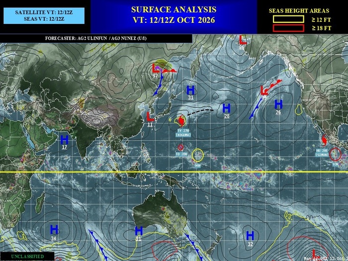 ILES SOEURS: Maurice/Réunion/Rodrigues/Agaléga/Tromelin: relevés & analyses climatologiques du 12/10/26 ILES SOEURS: Maurice/Réunion/Rodrigues/Agaléga/Tromelin: relevés & analyses climatologiques du 12/10/26