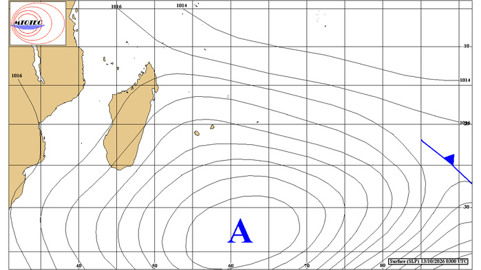 ILES SOEURS: Maurice/Réunion/Rodrigues/Agaléga/Tromelin: relevés & analyses climatologiques du 13/10/26