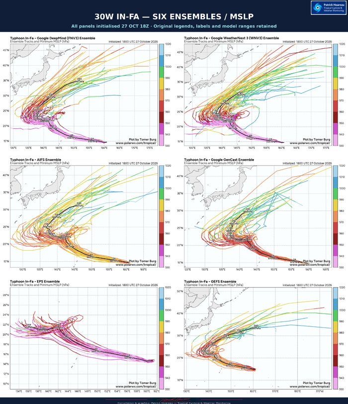 10/28/26 0300 UTC: Typhoon 30W (In-fa): US Category 4, forecast to reach Super Typhoon Intensity in 12hours//