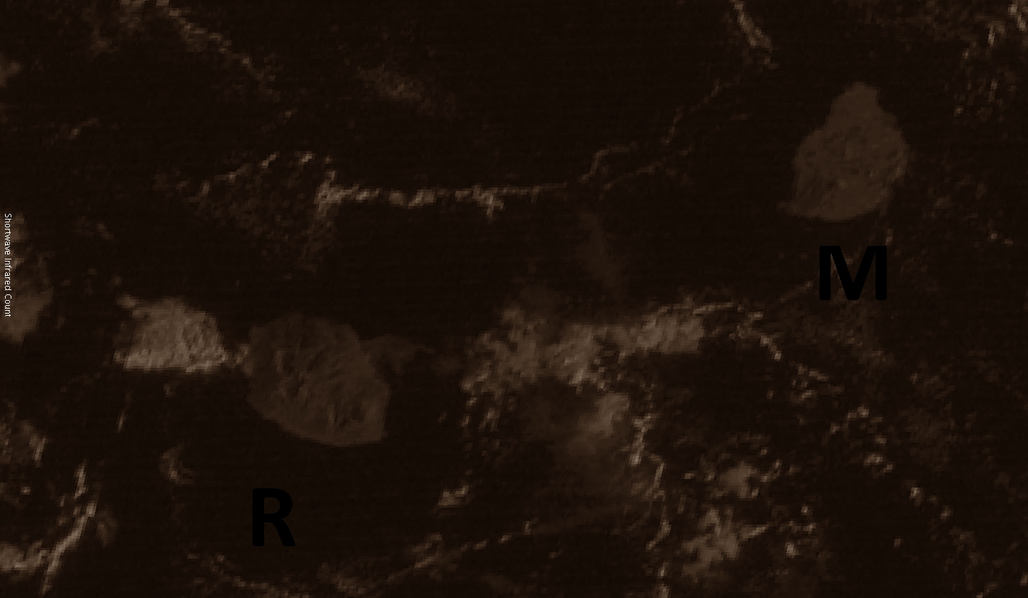 Nos deux bijoux capturés par le satellite géostationnaire indien à 7h. Les nuages qui ont traversé le ciel de la moitié sud de la Réunion pendant la nuit sont à présent en mer entre les îles soeurs. Quelques nuages sont visibles au large du Port. Maurice aussi est sous un soleil implacable.Crédit image: IMD