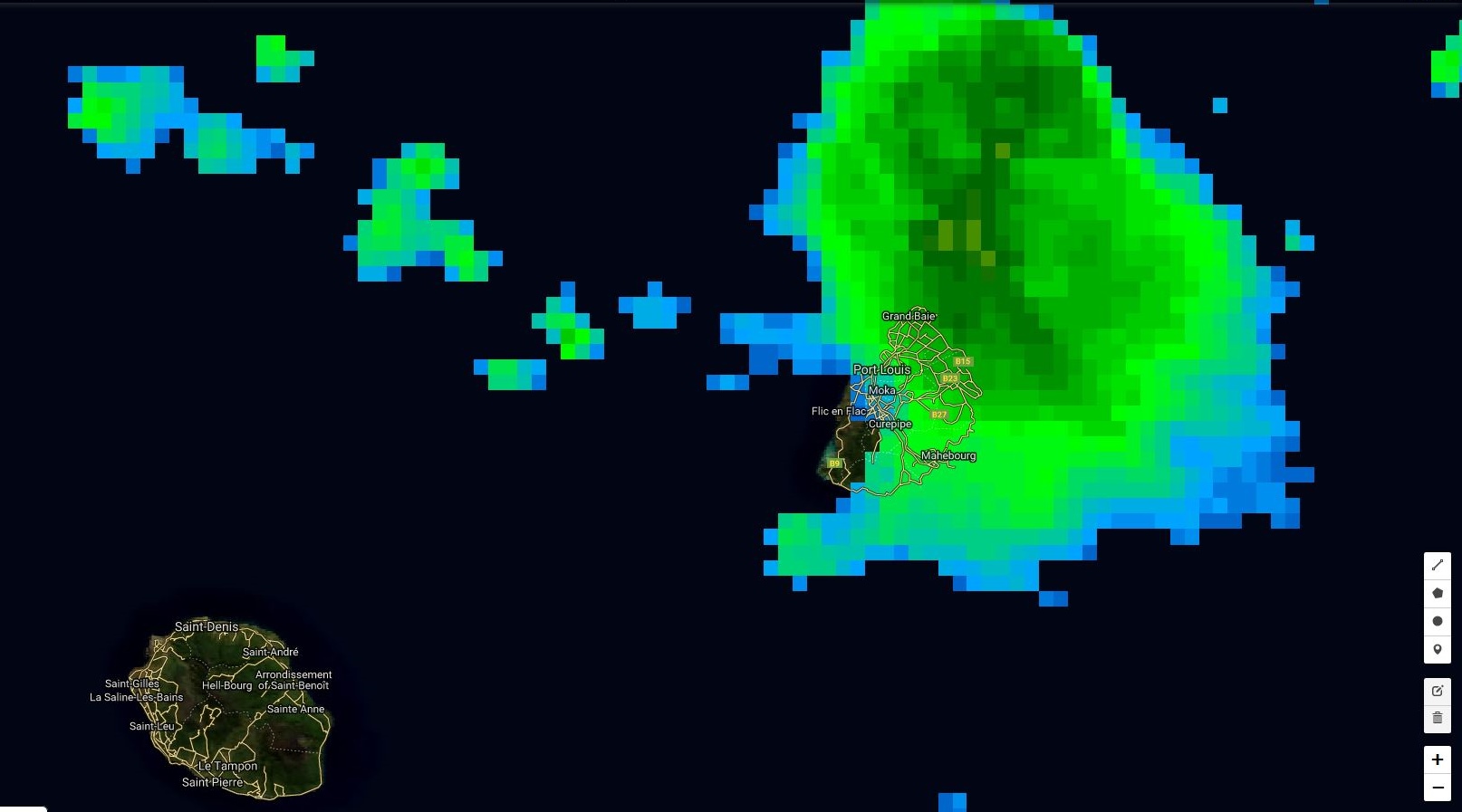 Image satellite de 10h.