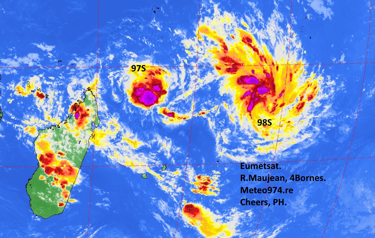 Météosat 8 à 19h. Raoul Maujean.