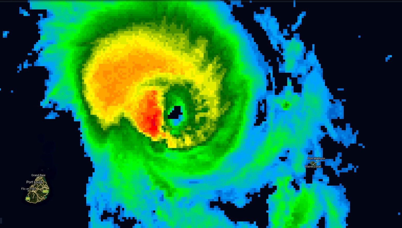 Photo satellite de 16h.