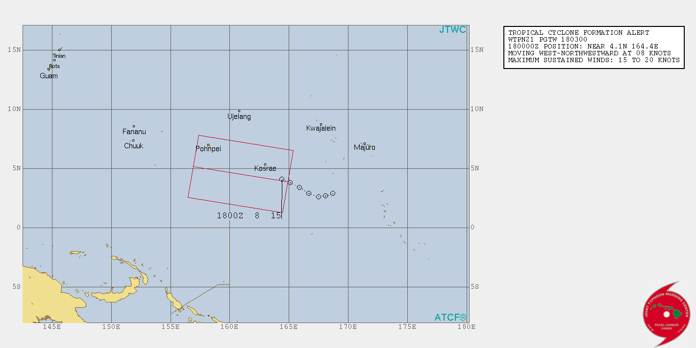 INVEST 92W: development assessed as HIGH for the next 24hours
