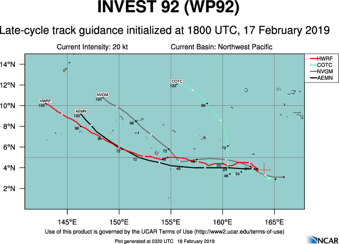 INVEST 92W: development assessed as HIGH for the next 24hours