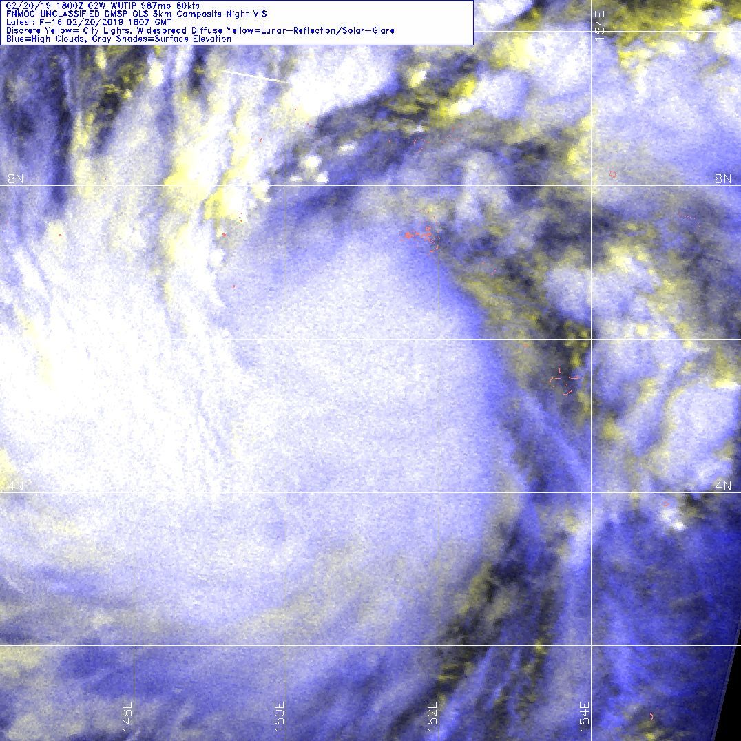 21UTC: WUTIP(02W) intensifying and forecast to reach CAT3 US in less than 2 days while approaching the Guam/Yap area
