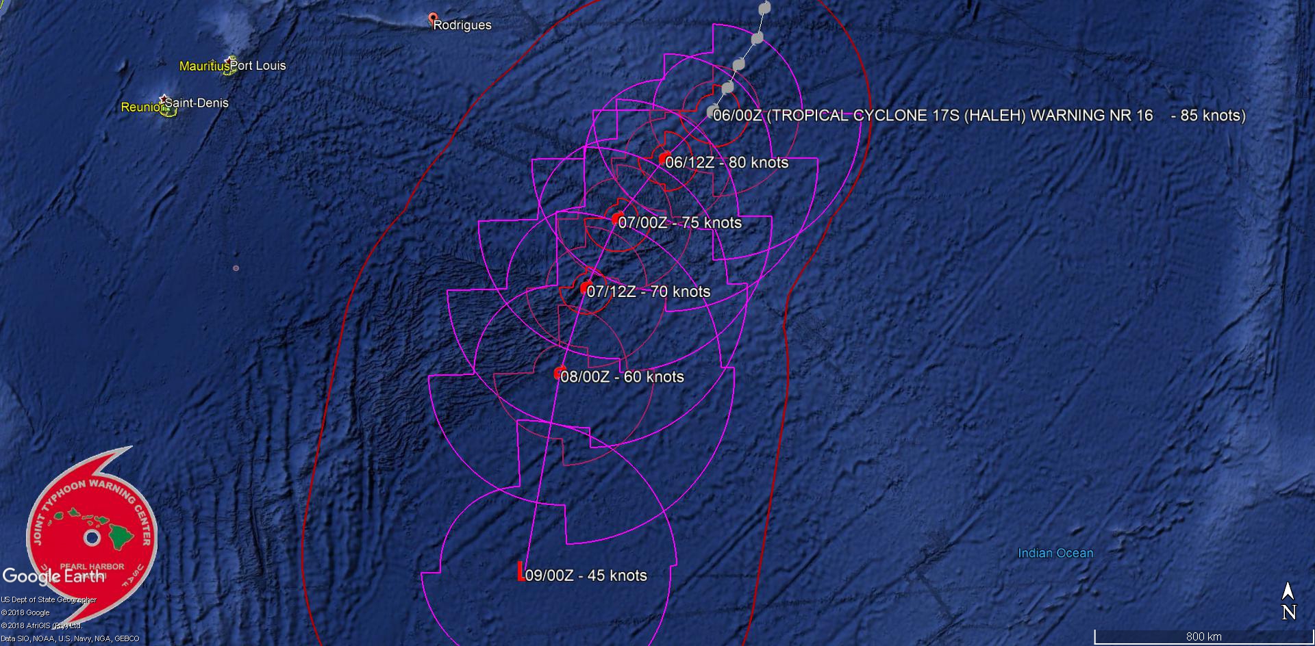 03UTC: TC HALEH(17S) category2 US is weakening but has still a good microwave signature