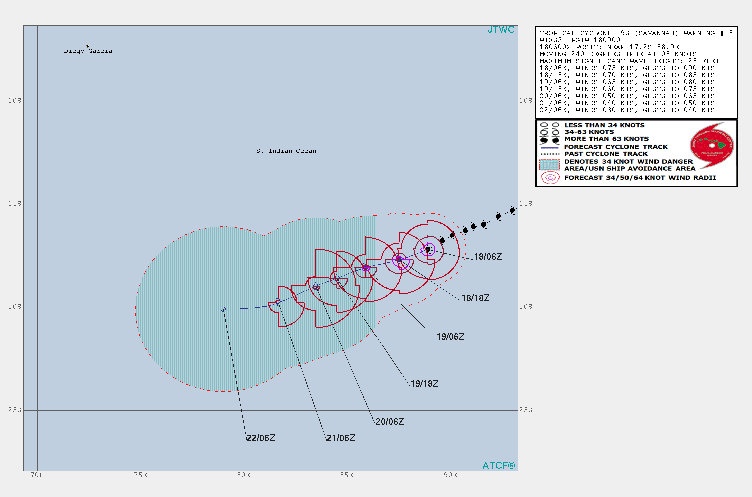 WARNING 18/JTWC