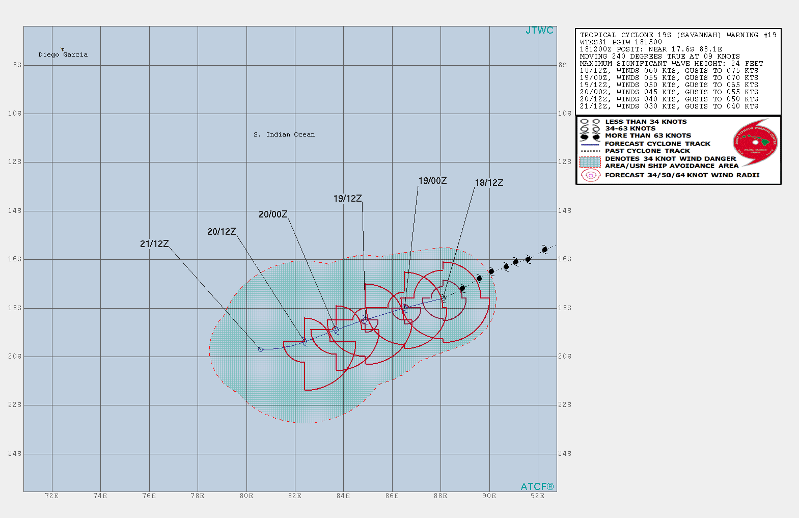 WARNING 19/JTWC
