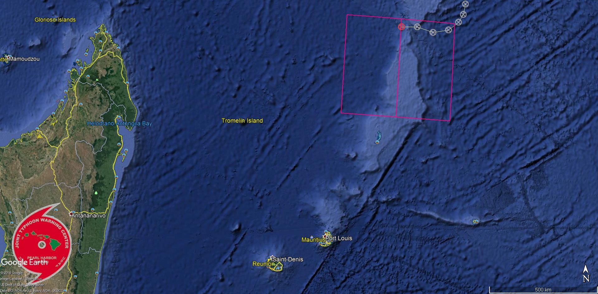 03UTC: South Indian: 93S likely to develop within 48hours