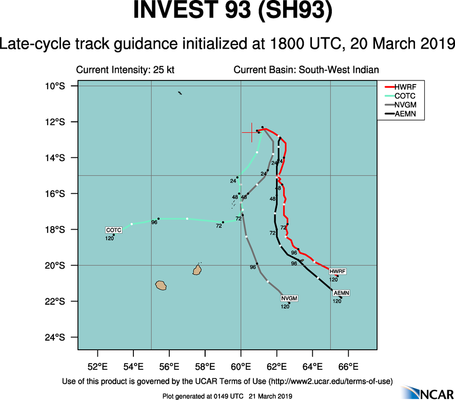 03UTC: South Indian: 93S likely to develop within 48hours